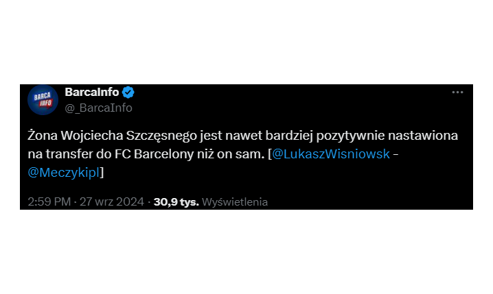 HIT! Tak żona Wojciecha Szczęsnego ODBIERA TRANSFER męża do Barcelony XD